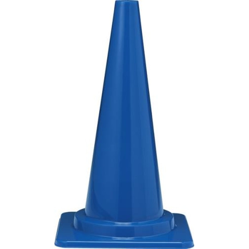 エスコ EA983FT-732 380x380x660mmカットコーン(青/10本) 1個（ご注文単位1個）【直送品】