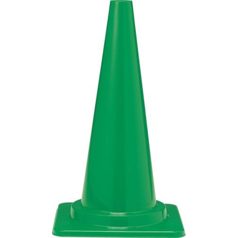 エスコ EA983FT-733 380x380x660mmカットコーン(緑/10本) 1個（ご注文単位1個）【直送品】