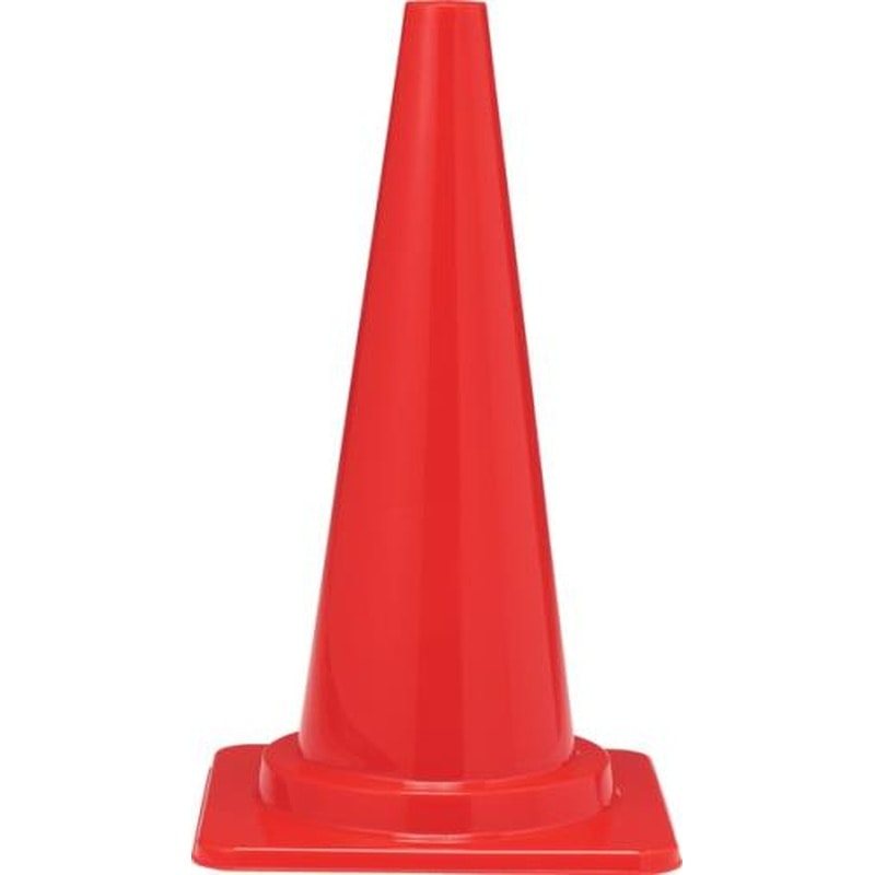 エスコ EA983FT-731 380x380x660mmカットコーン(赤/10本) 1個（ご注文単位1個）【直送品】