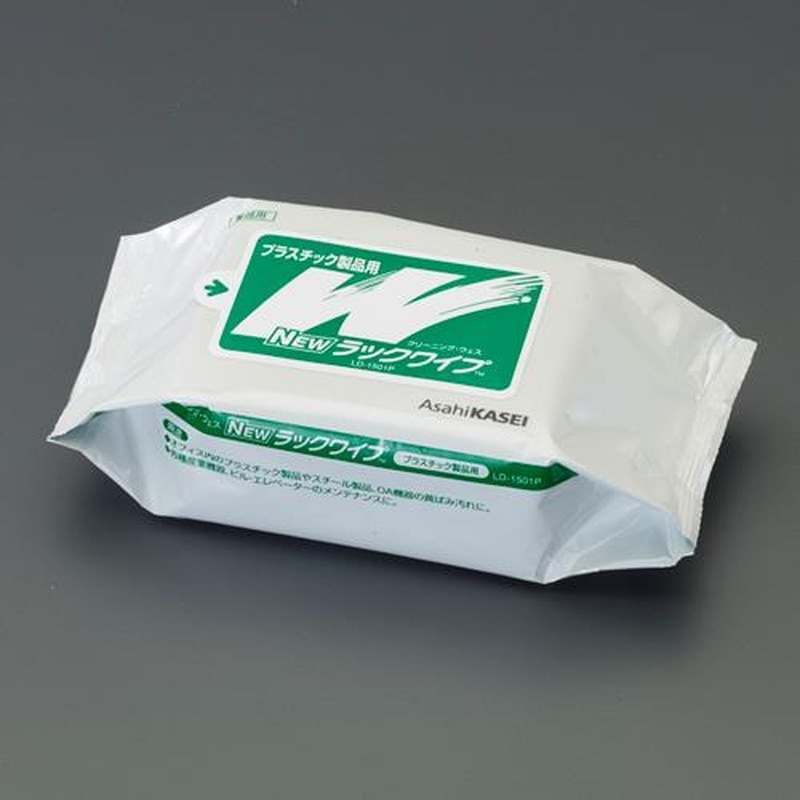 エスコ EA922HA-76 140x200mm高機能ウェットタオル(プラスチック用/50枚) 1個(ご注文単位1個)【直送品】