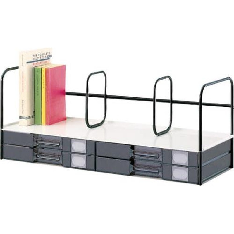 エスコ EA954HC-104 667x243x274mm引き出し付机上ラック 1個（ご注文単位1個）【直送品】