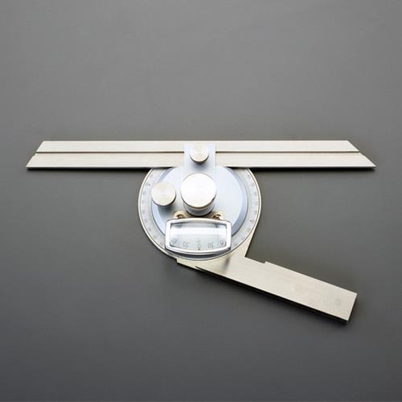 エスコ EA720WD-11 150mmプロトラクター(拡大鏡付) 1個(ご注文単位1個)【直送品】