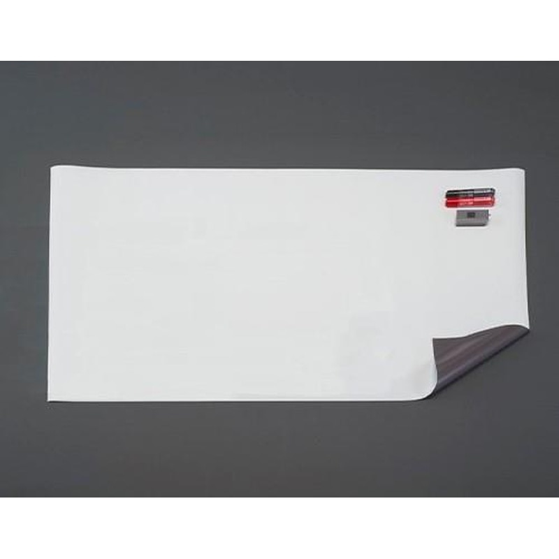 エスコ EA781BT-9 1200x900x0.8mmマグネットシート(ホワイトボード型) 1個（ご注文単位1個）【直送品】