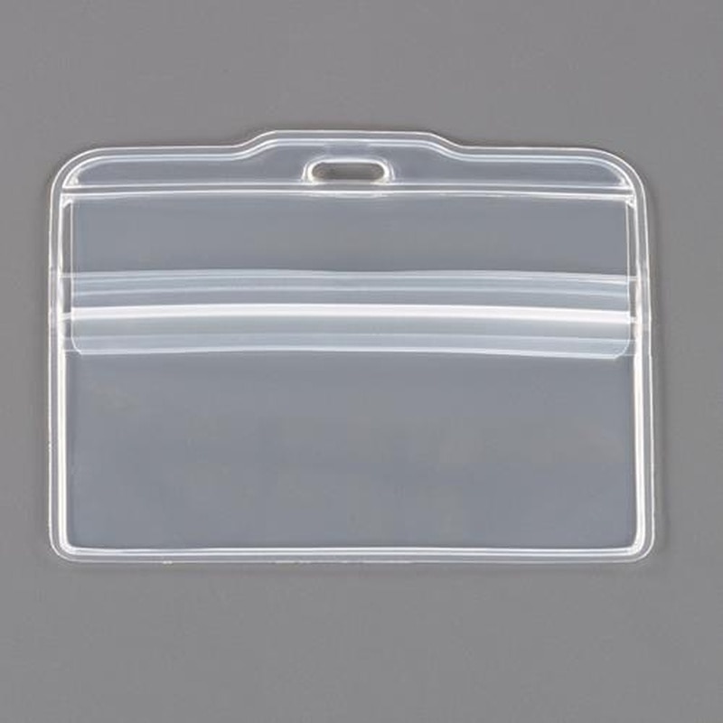 エスコ EA956VA-5 93x60mm名札用ホルダー(チャック式/10枚入) 1個(ご注文単位1個)【直送品】