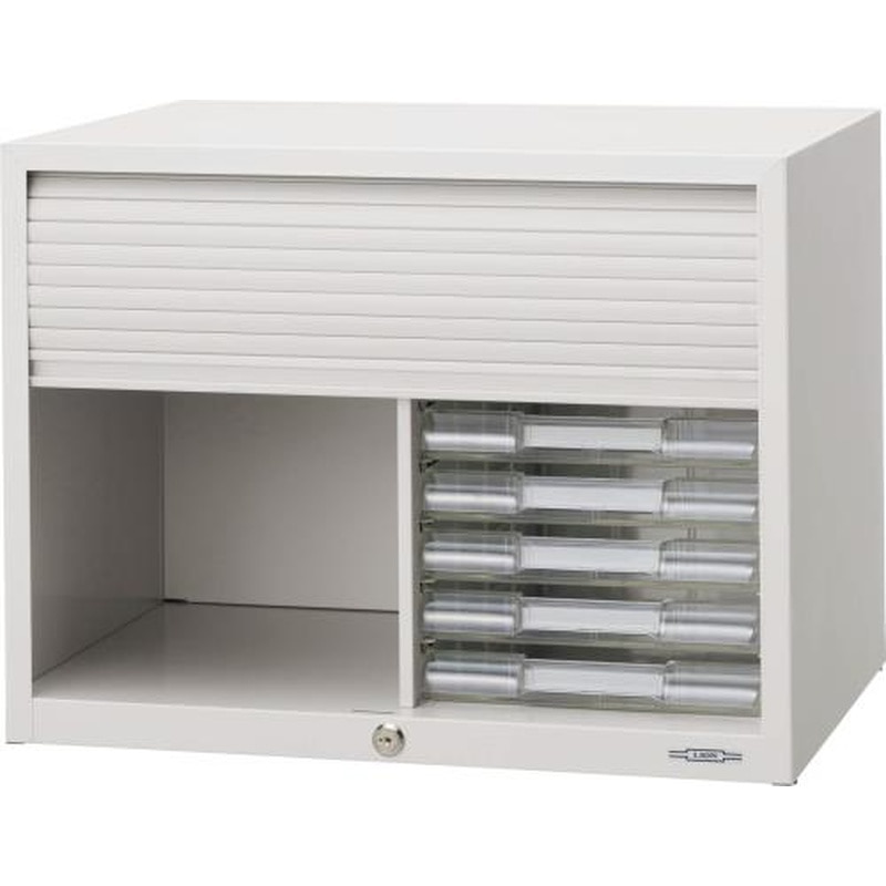 エスコ EA954JB-15 550x373x410mm［卓上型]セーフティボックス(シャッター付 1個（ご注文単位1個）【直送品】