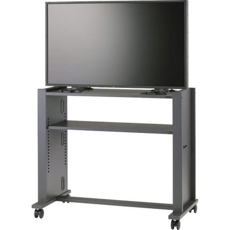 エスコ EA764AG-161 1200x600x1025mmディスプレイスタンド(キャスター付) 1個（ご注文単位1個）【直送品】