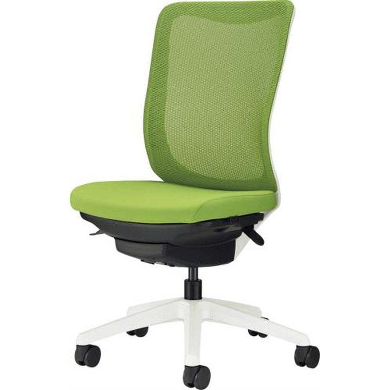 エスコ EA956XA-118 ビジネスチェアー(アップルグリーン) 1個（ご注文単位1個）【直送品】