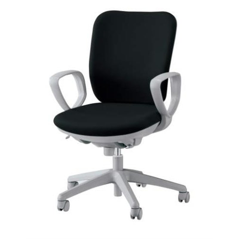 エスコ EA956XA-123 ビジネスチェアー(ブラック) 1個（ご注文単位1個）【直送品】