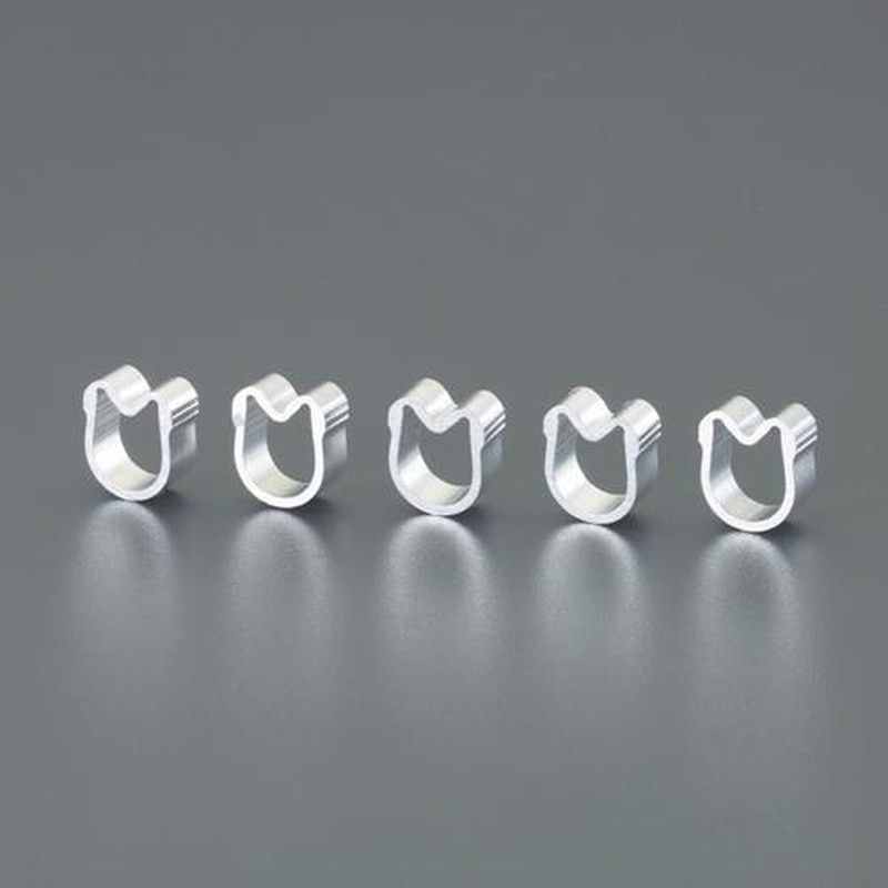 エスコ EA940P-50 F型プラグ用アルミリング(5C用/5個入) 1個(ご注文単位1個)【直送品】