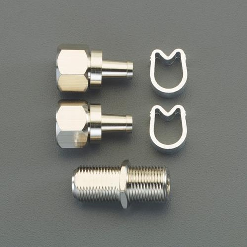 エスコ EA940P-47 F-4型接続中継プラグセット 1個(ご注文単位1個)【直送品】