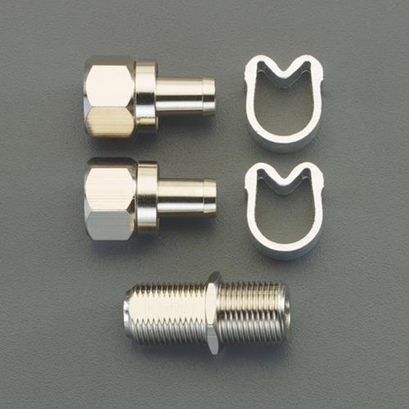 エスコ EA940P-48 F-5型接続中継プラグセット 1個(ご注文単位1個)【直送品】