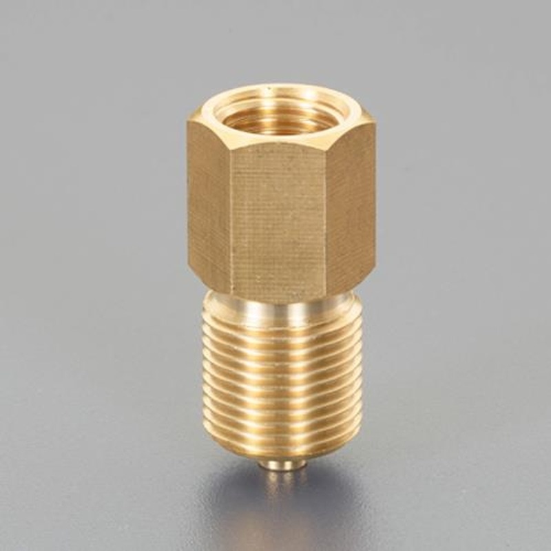 エスコ EA729HA-7 G3/8”xR1/4”ジョイント継手(圧力計用/黄銅) 1個（ご注文単位1個）【直送品】