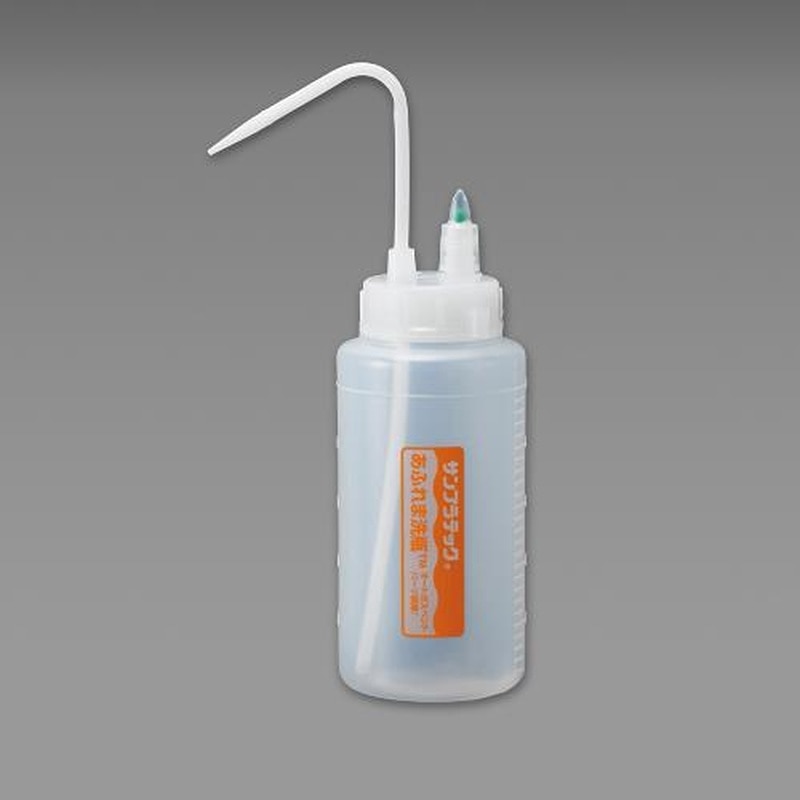 エスコ EA991PB-42 500ml洗浄ボトル(液垂防止弁付) 1個(ご注文単位1個)【直送品】