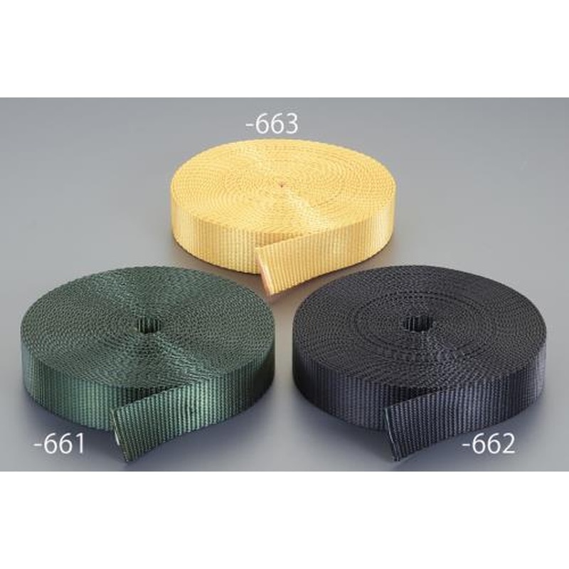 エスコ EA628PT-663B 35x2.0mm/30m荷締機用ベルト(PE製・橙) 1個（ご注文単位1個）【直送品】