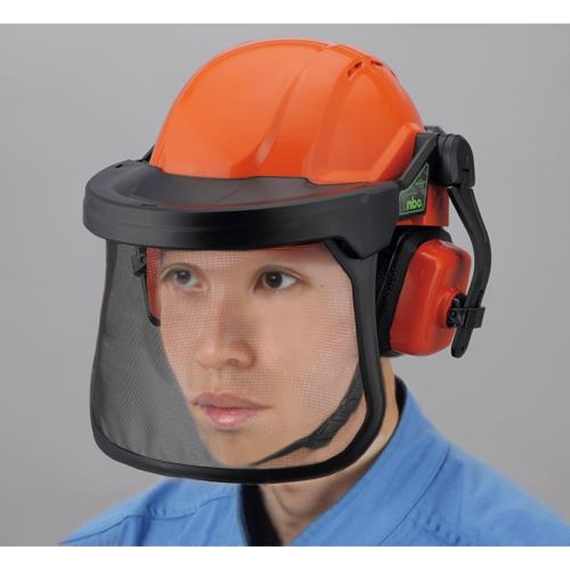 エスコ EA768HM-1A 防災面(ヘルメット・イヤーマフ付) 1個（ご注文単位1個）【直送品】
