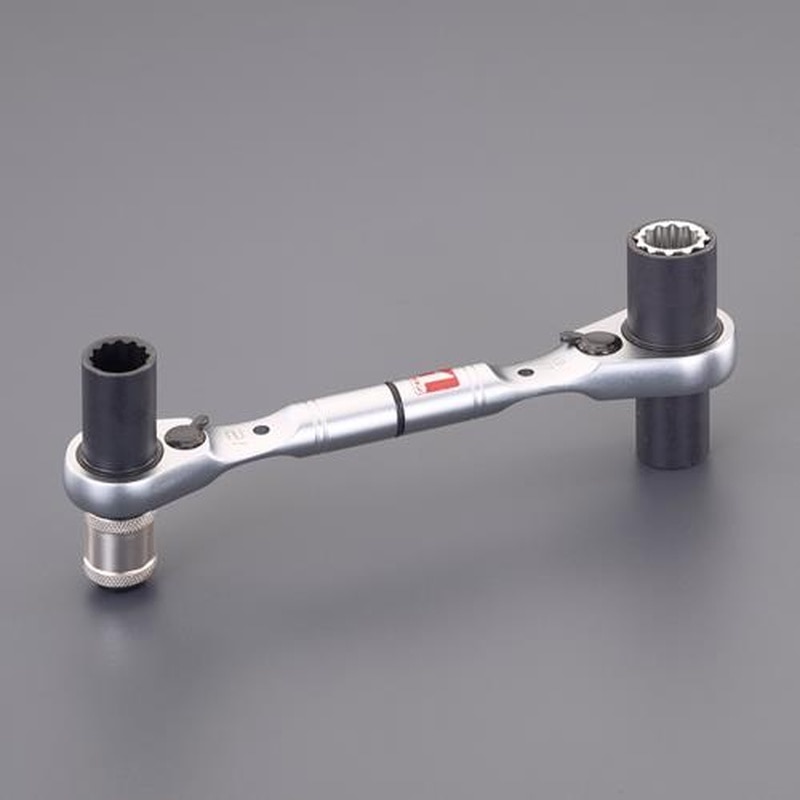 エスコ EA602AM-6 多機能レンチ(8WAY型/ヘックス) 1個(ご注文単位1個)【直送品】