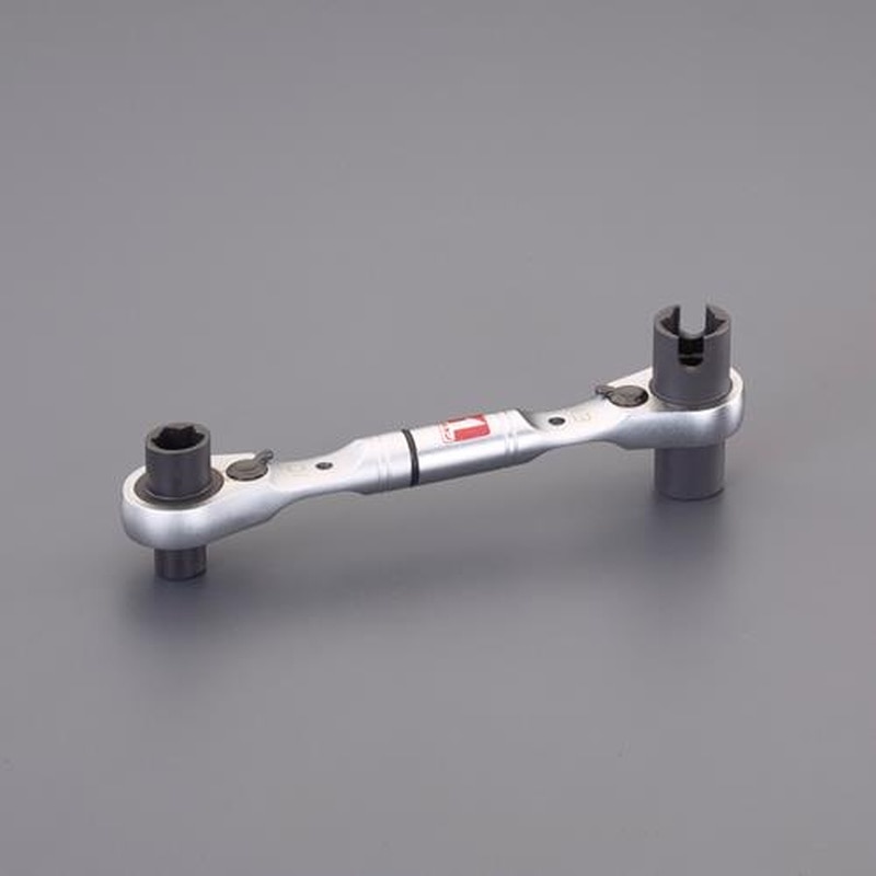 エスコ EA602AM-3 多機能レンチ(6WAY型/ショート) 1個(ご注文単位1個)【直送品】