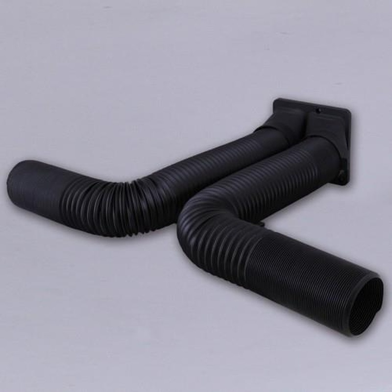 エスコ EA897SE-12 φ90mmx0.3-1.5m排熱ダクト(伸縮式) 1個(ご注文単位1個)【直送品】