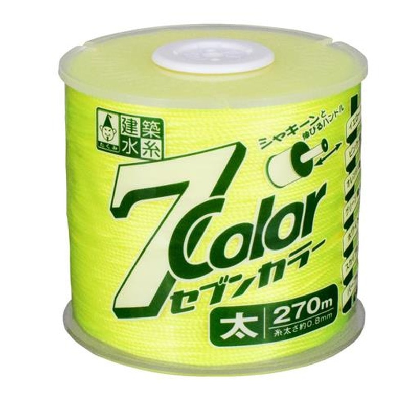 エスコ EA628AS-81 φ0.8mmx270m蛍光水糸(イエロー/ハンドル付) 1個(ご注文単位1個)【直送品】