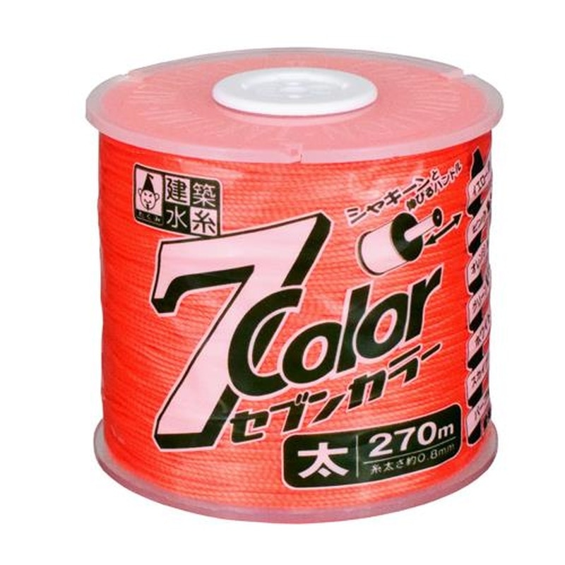 エスコ EA628AS-83 φ0.8mmx270m蛍光水糸(オレンジ/ハンドル付) 1個(ご注文単位1個)【直送品】