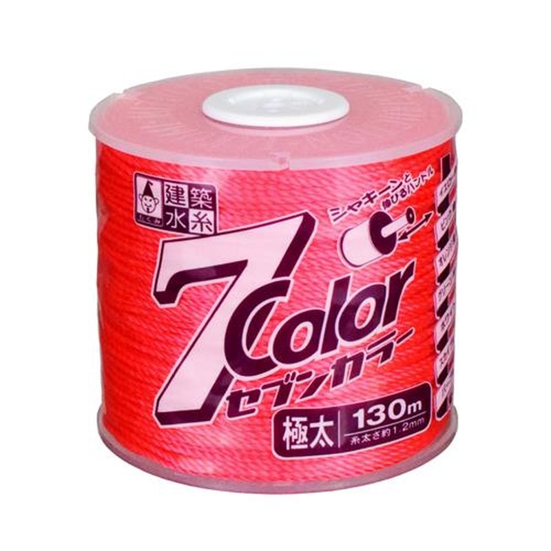 エスコ EA628AS-92 φ1.2mmx130m蛍光水糸(ピンク/ハンドル付) 1個(ご注文単位1個)【直送品】