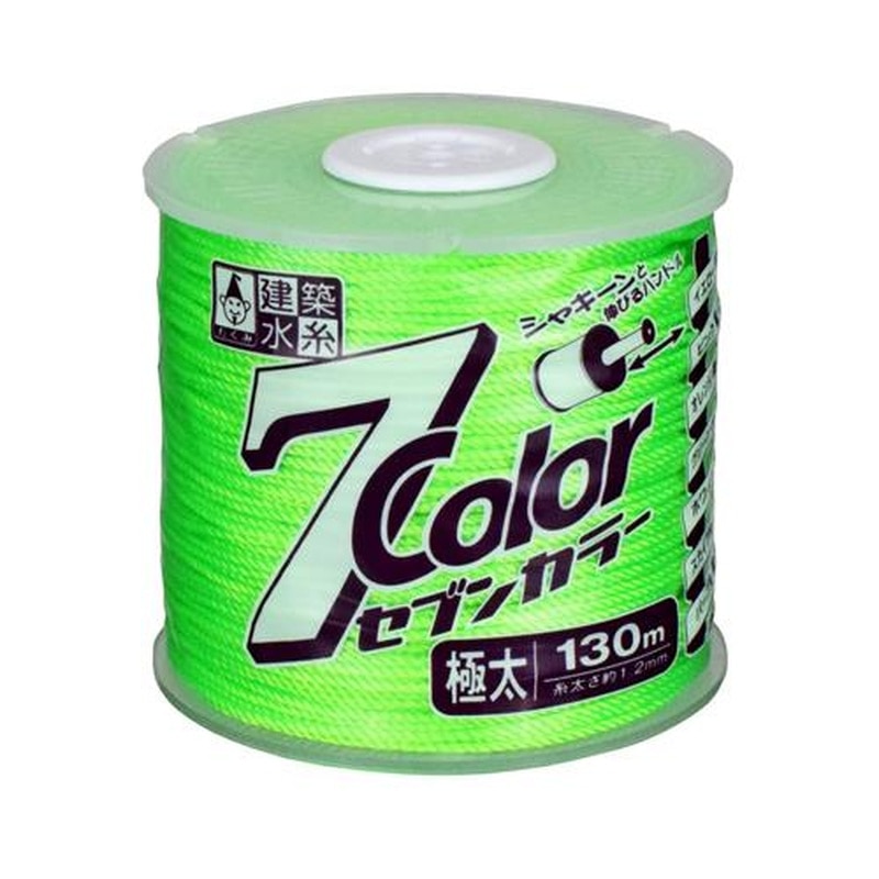 エスコ EA628AS-94 φ1.2mmx130m蛍光水糸(グリーン/ハンドル付) 1個(ご注文単位1個)【直送品】