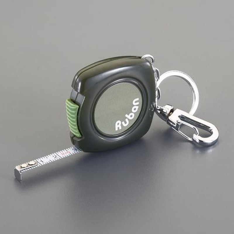 エスコ EA720HP-20 6mmx2mメジャー(ストッパー/キーリング付) 1個(ご注文単位1個)【直送品】