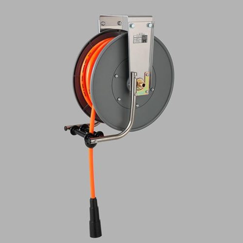 エスコ EA124BJ-28 11mmx15m大型エアーホースリール(自動巻取) 1個(ご注文単位1個)【直送品】