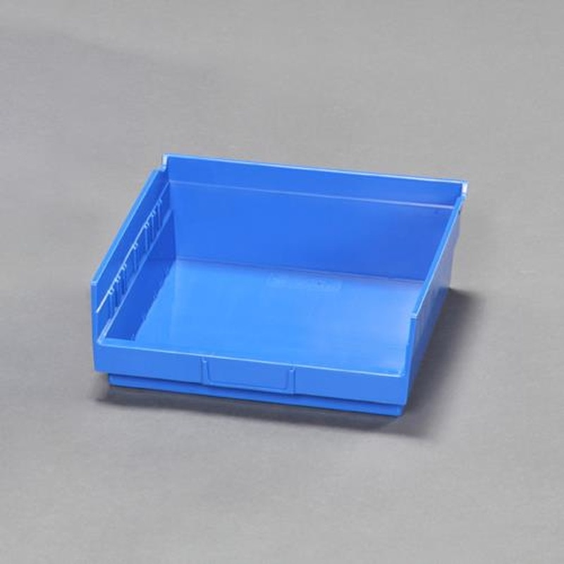 エスコ EA661EB-10 280x300x100mmパーツトレー/ラック棚用(青/8個) 1個(ご注文単位1個)【直送品】