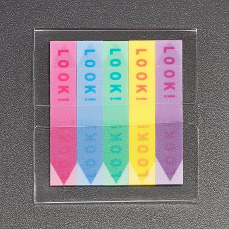 エスコ EA762GA-62 7x40mm粘着ポイントメモ(20枚/5色) 1個（ご注文単位1個）【直送品】