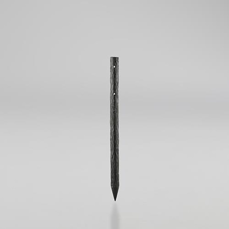 エスコ EA628ZV-12 φ55x900mm擬木杭(穴あり/ダークブラウン) 1個（ご注文単位1個）【直送品】