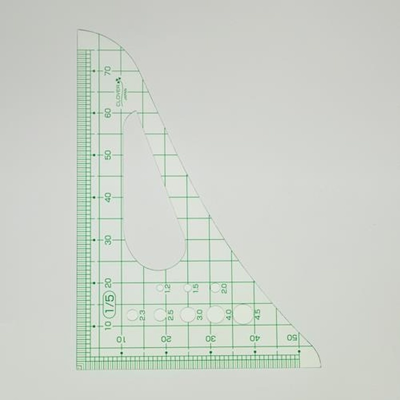 エスコ EA720YG-88 1/5縮尺定規 1個（ご注文単位1個）【直送品】