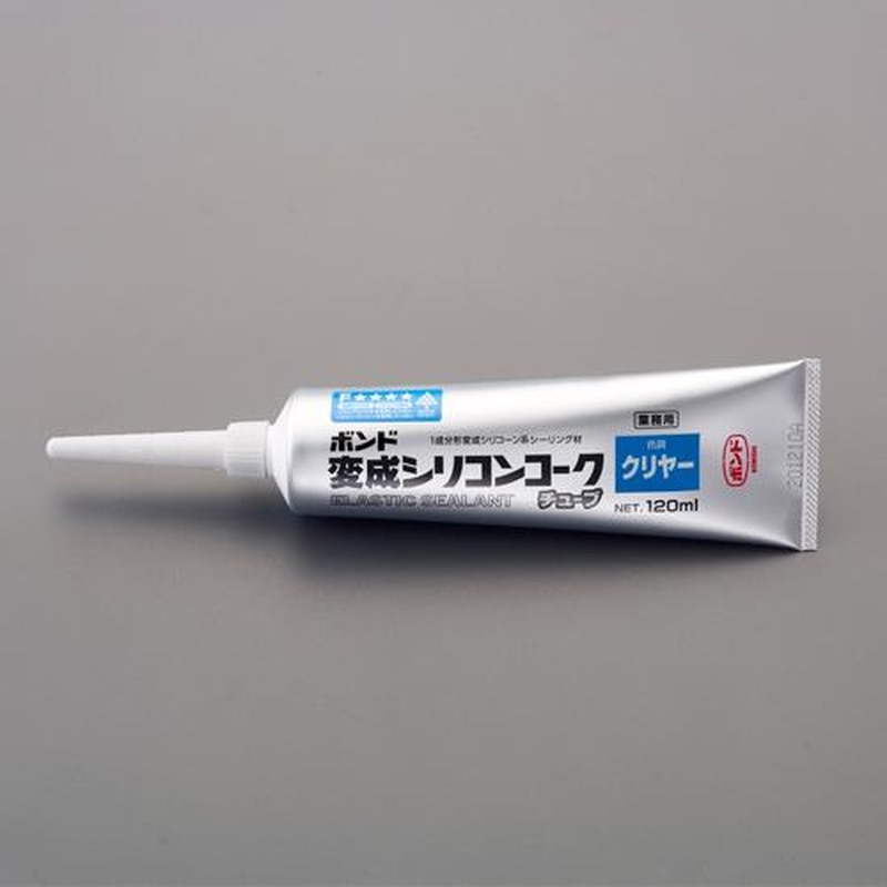 エスコ EA930AE-91A 120ml変成シリコンコーク(クリア) 1個（ご注文単位1個）【直送品】