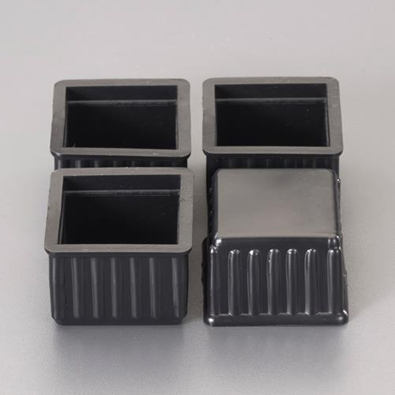 エスコ EA979DG-17 24x24mm角型足キャップ(4個) 1個(ご注文単位1個)【直送品】