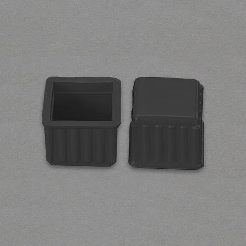 エスコ EA979DG-20 45x45mm角型足キャップ(2個) 1個(ご注文単位1個)【直送品】