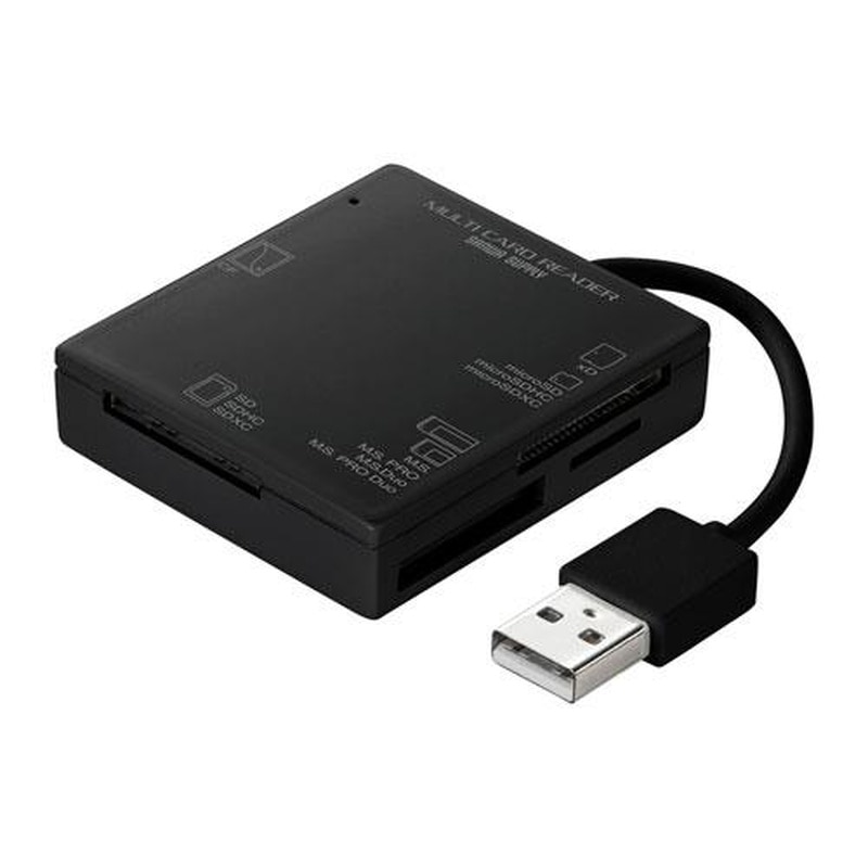 エスコ EA764A-189A USB2.0カードリーダー(マルチタイプ) 1個(ご注文単位1個)【直送品】