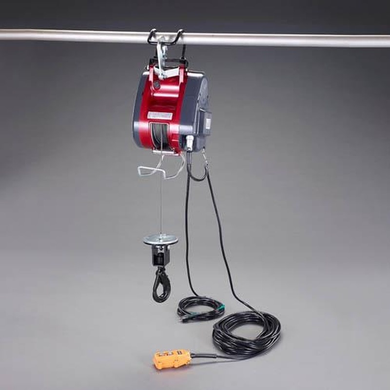 エスコ EA840B-130BA 130kg/30m電動ウインチ 1個（ご注文単位1個）【直送品】