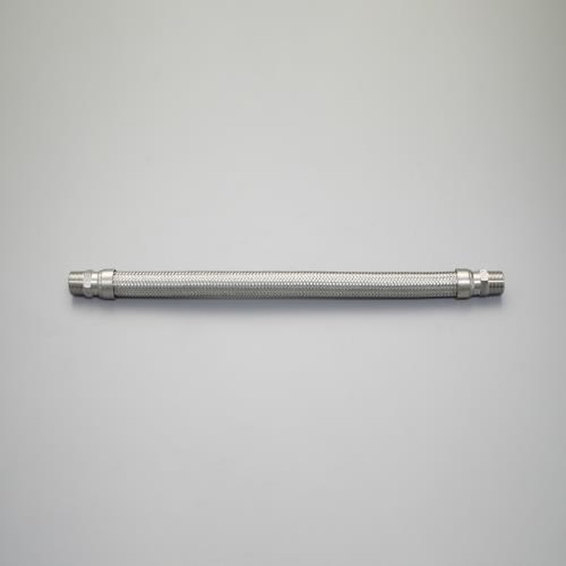 エスコ EA469EM-14 R1・1/2”x300mmフレキチューブ(鉄ニップル/溶接) 1個（ご注文単位1個）【直送品】