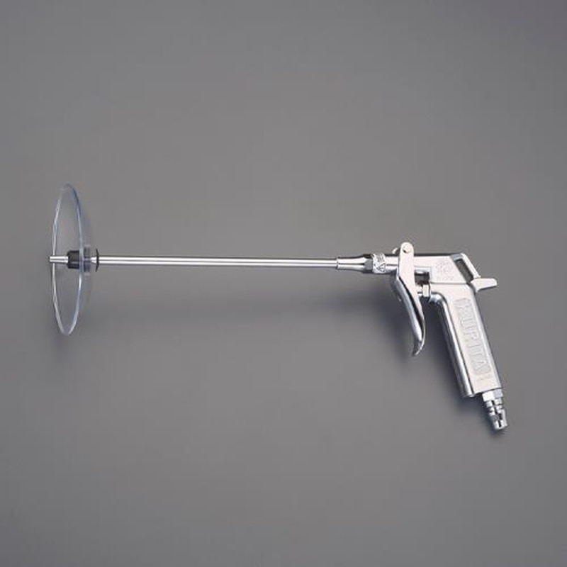 エスコ EA123AE-33 2.0穴x200mmエアーブローガン(プラグ・シールド付) 1個(ご注文単位1個)【直送品】