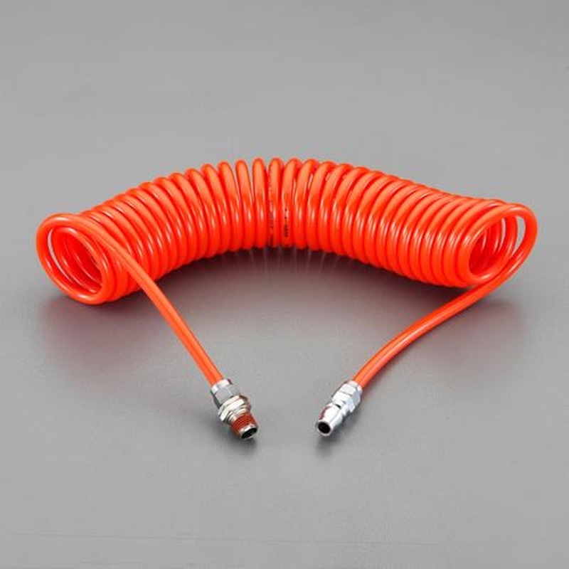 エスコ EA125BA-6 5.0/8.0mmx6mウレタンホース(プラグ付) 1個(ご注文単位1個)【直送品】