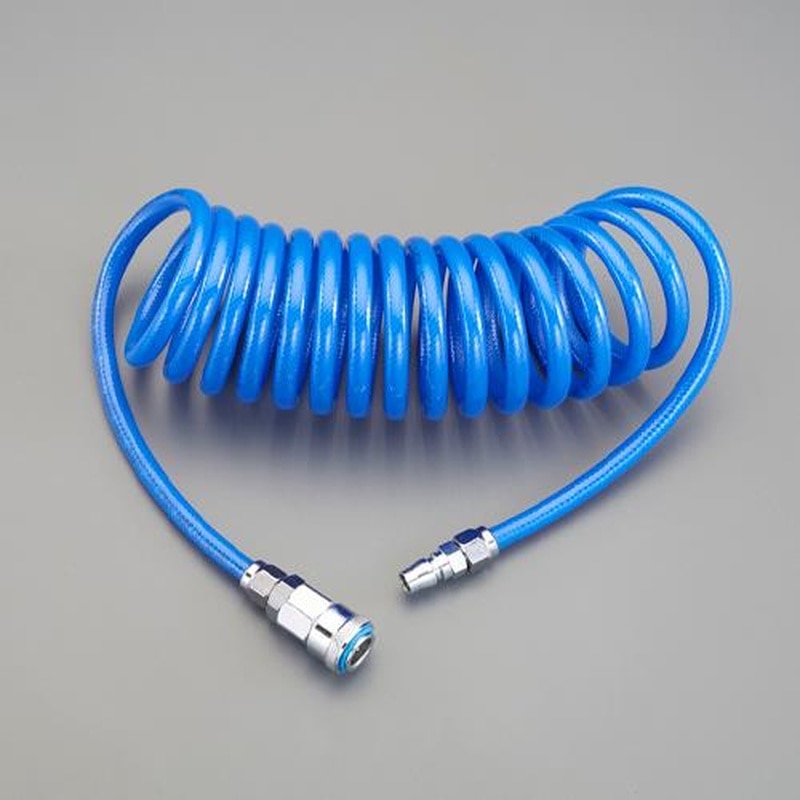 エスコ EA125CG-108 6.5/10mmx8.0mウレタンホース(カプラー付) 1個(ご注文単位1個)【直送品】