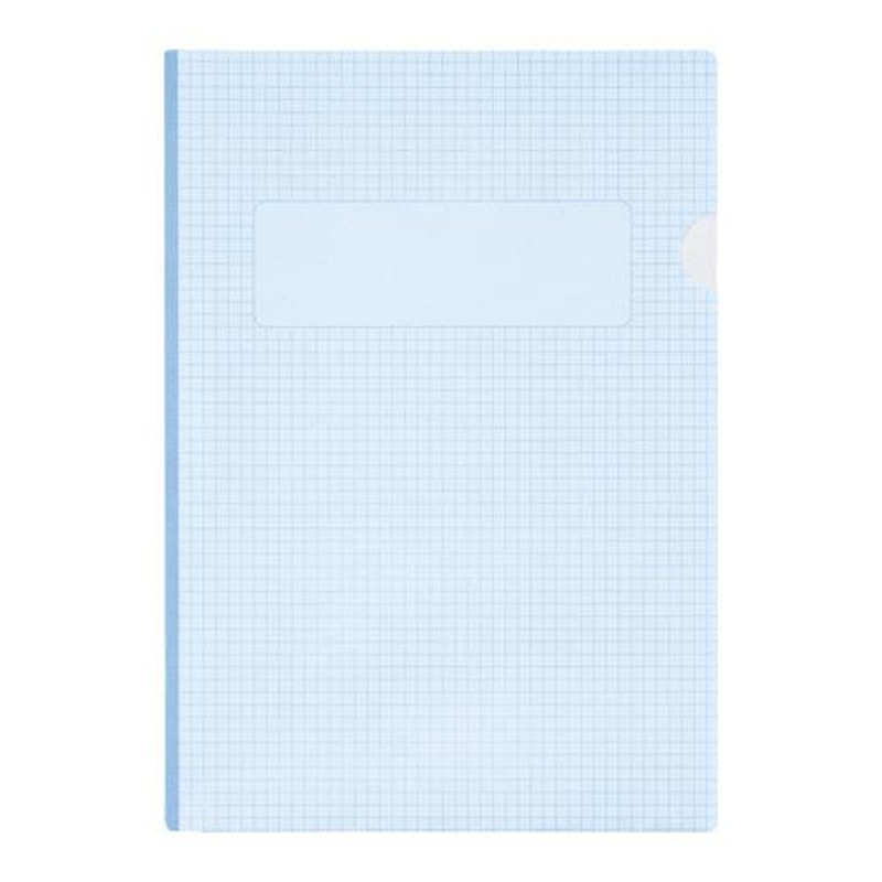 エスコ EA762CP-21 310x220mm/A4判メモホルダー(紙製/ブルー/10枚) 1個（ご注文単位1個）【直送品】