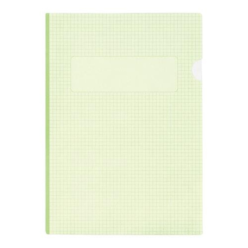 エスコ EA762CP-22 310x220mm/A4判メモホルダー(紙製/グリーン/10枚) 1個（ご注文単位1個）【直送品】