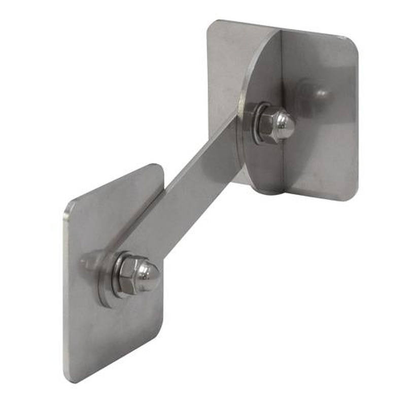 エスコ EA979CL-21 50x50mm転倒防止可動式金具(壁用) 1個(ご注文単位1個)【直送品】