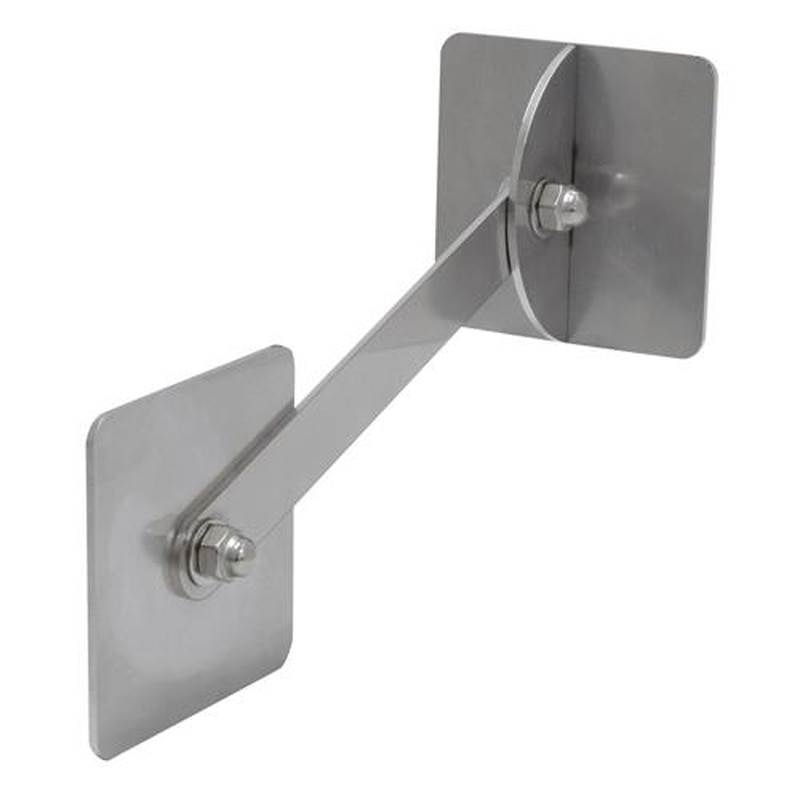 エスコ EA979CL-24 65x65mm転倒防止可動式金具(壁用) 1個(ご注文単位1個)【直送品】