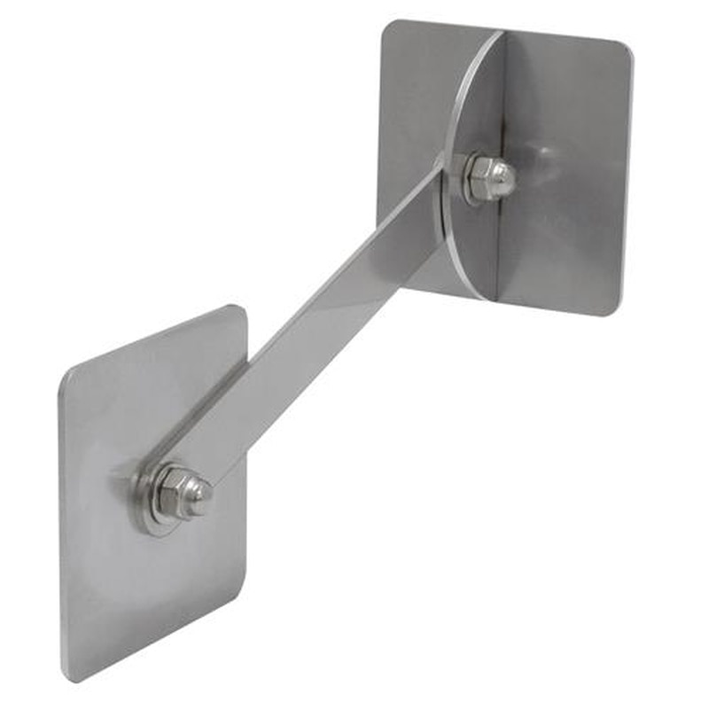 エスコ EA979CL-25 65x65mm転倒防止可動式金具(壁用) 1個(ご注文単位1個)【直送品】