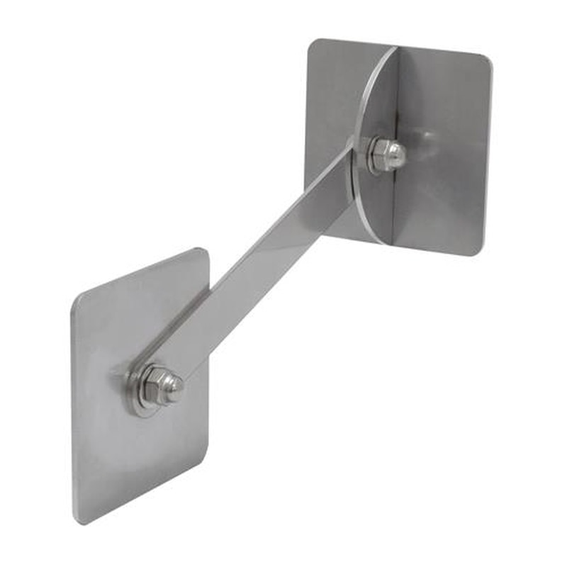 エスコ EA979CL-26 65x65mm転倒防止可動式金具(壁用) 1個(ご注文単位1個)【直送品】