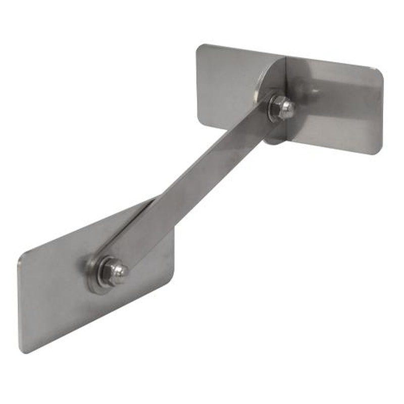 エスコ EA979CL-34 100x40mm転倒防止可動式金具(壁用) 1個(ご注文単位1個)【直送品】