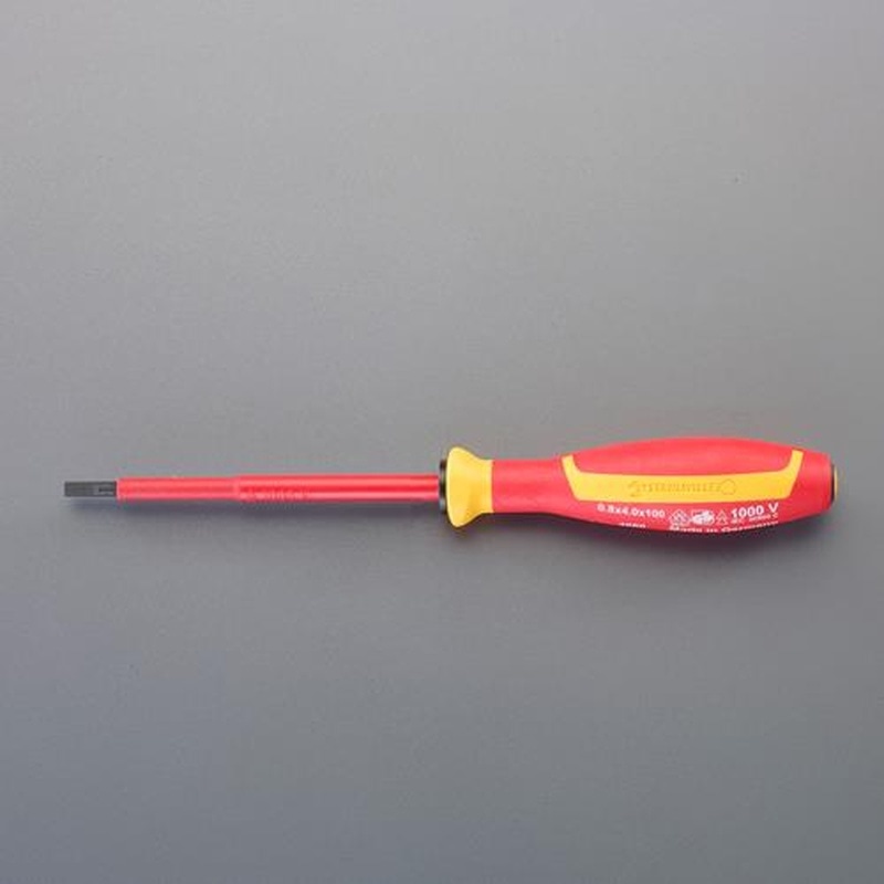 エスコ EA557ST-17 8.0x1.2x175mm［-]ドライバー(絶縁) 1個（ご注文単位1個）【直送品】
