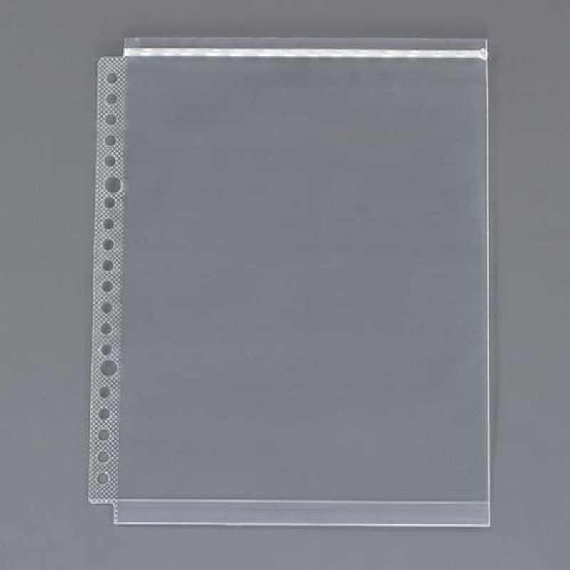 エスコ EA762CC-41 A5クリアーポケット(チャック付/5枚) 1個（ご注文単位1個）【直送品】